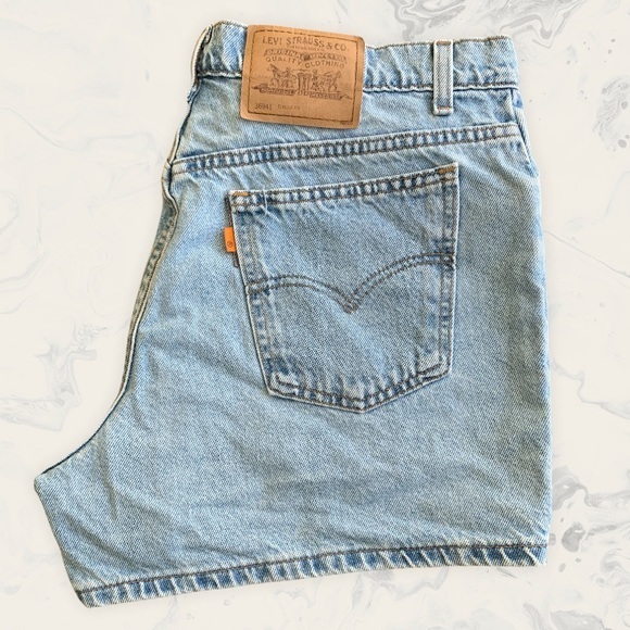 Levi’s | Vintage Levi’s orange tab jean shorts made in the USA - Picture 3 of 9